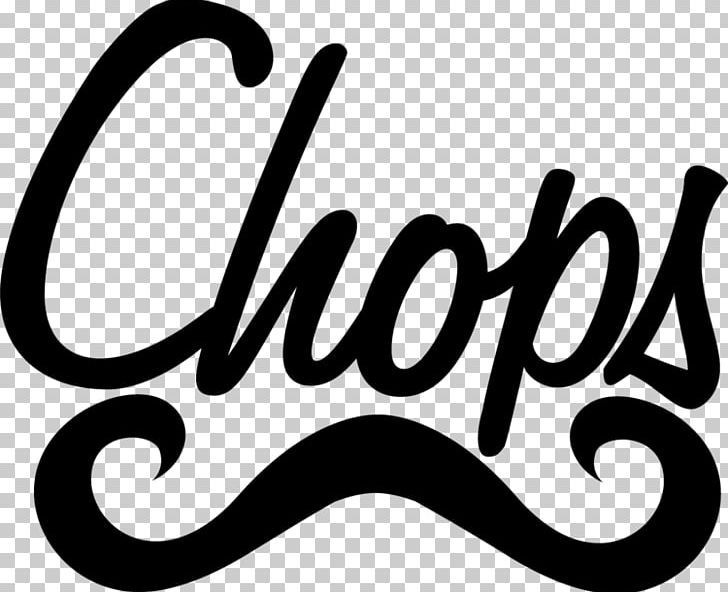 Chops Barbershop Shaving Hairstyle Brand PNG, Clipart, Barber, Barbershop, Black And White, Brand, Calligraphy Free PNG Download