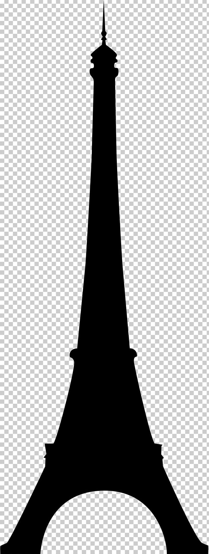 eiffel tower black silhouette