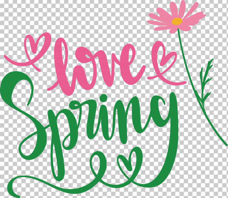 Love Spring Spring PNG, Clipart, Floral Design, Green, Leaf, Line, Logo Free PNG Download