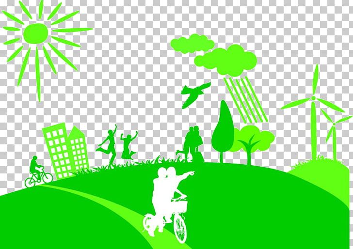 Green Illustration PNG, Clipart, Area, Bike, Brand, Building, Cartoon Sun Free PNG Download