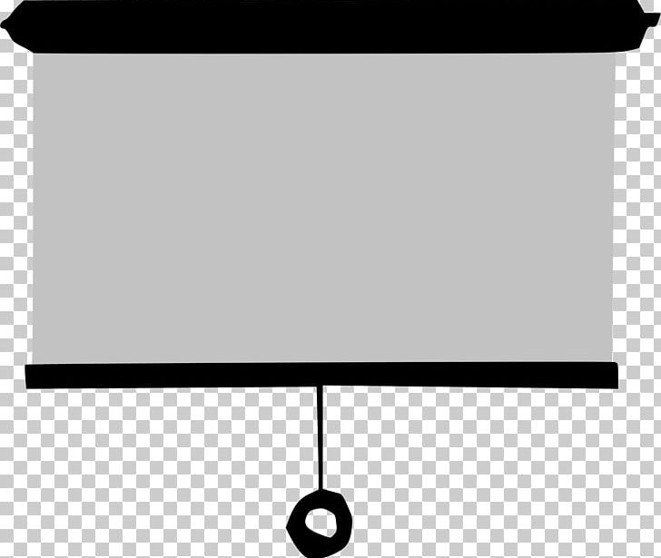 Projection Screens Projector Computer Icons PNG, Clipart, Angle, Area, Black, Black And White, Cinema Free PNG Download