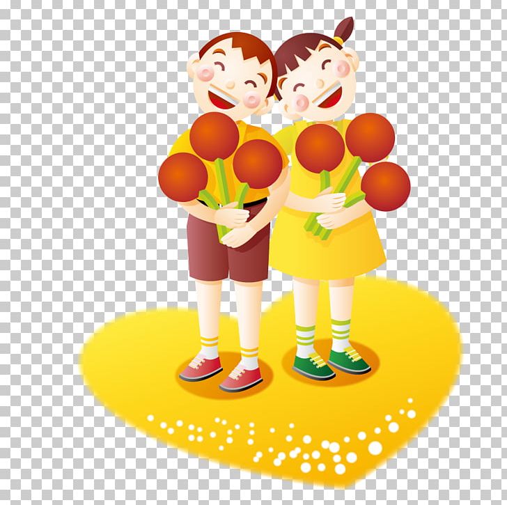 Child Cartoon Common Sunflower Illustration PNG, Clipart, Art, Beauty, Cartoon Couple, Computer Wallpaper, Couple Free PNG Download