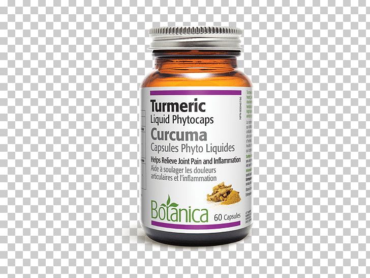 Dietary Supplement Botanica Turmeric Liquid Phytocaps PNG, Clipart, Botanica Turmeric Golden Mylk, Capsule, Curcumin, Dietary Supplement, Extract Free PNG Download
