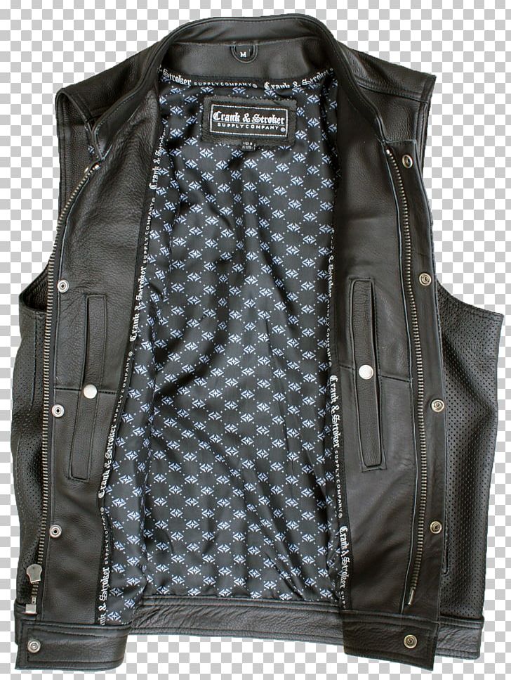 Leather Jacket Gilets Sleeve PNG, Clipart, Black, Black M, Clothing, Gilets, Jacket Free PNG Download