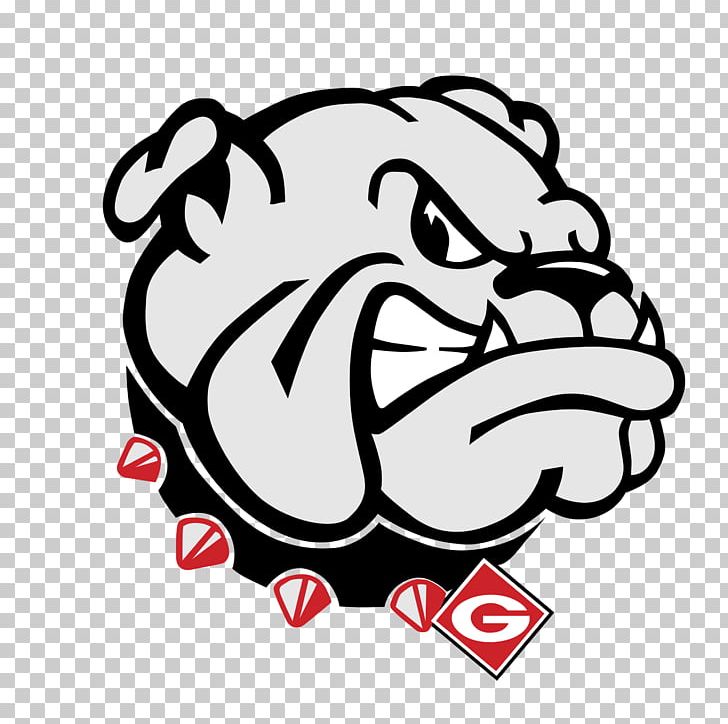 Georgia Bulldogs Football Barton College Western Illinois University Liberty Christian Academy PNG, Clipart, Area, Art, Artwork, Black, Black And White Free PNG Download