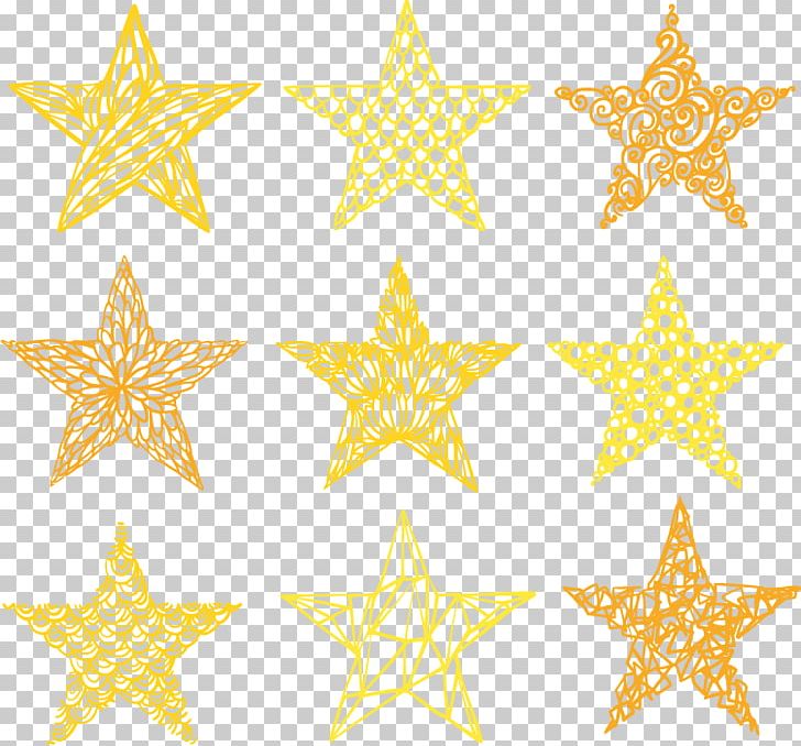 Pentagram Five-pointed Star Gold PNG, Clipart, 3d Computer Graphics, Christmas, Computer Graphics, Download, Euclidean Vector Free PNG Download