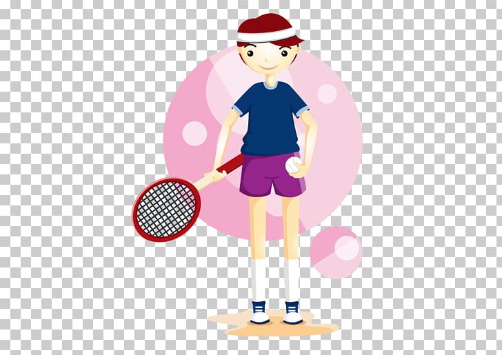Athlete Euclidean PNG, Clipart, Adobe Illustrator, Art, Athlete, Cartoon Tennis Racket, Dra Free PNG Download