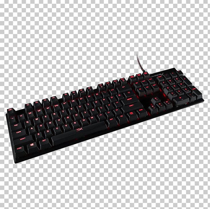 Computer Keyboard Kingston HyperX Alloy HyperX Alloy FPS Pro Mechanical Gaming Keyboard HyperX Alloy FPS USB QWERTZ German Black XBox Cherry PNG, Clipart, Alloy Fps, Cherry, Computer Component, Computer Keyboard, Computer Mouse Free PNG Download