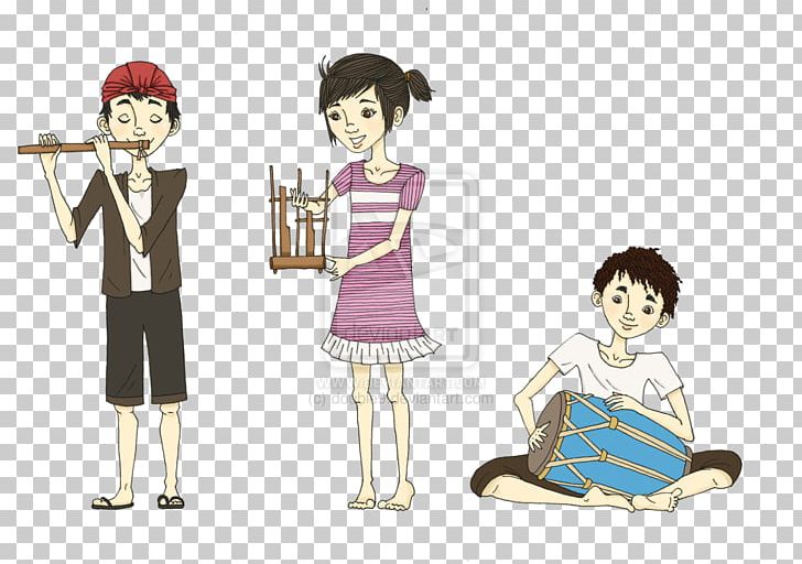 Human Behavior Clothing Cartoon Friendship PNG, Clipart, Angklung, Anime, Art, Behavior, Cartoon Free PNG Download