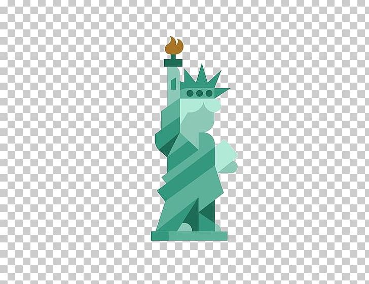 Statue Of Liberty Flat Design Landmark PNG, Clipart, Angle, Balloon ...