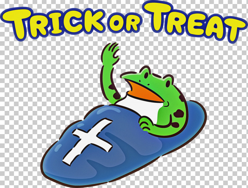 TRICK OR TREAT Happy Halloween PNG, Clipart, Green, Happy Halloween, Line, Logo, Mathematics Free PNG Download