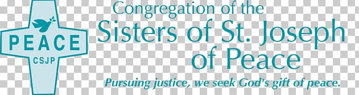 Congregation Of The Sisters Of St. Joseph Of Peace Congregation Of The Sisters Of St. Joseph Of Peace Nottingham Lourdes PNG, Clipart, Azure, Blue, Brand, Calligraphy, Congregation Free PNG Download