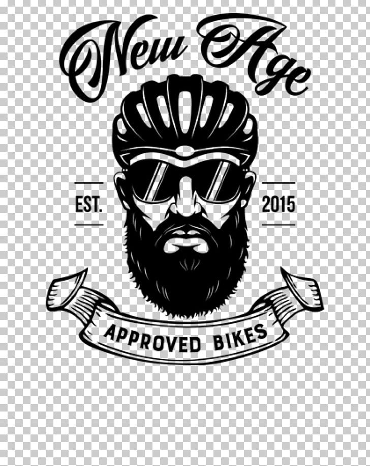 Bicycle Logo Cyclo-cross Brand Mountain Bike PNG, Clipart, Beard, Bicycle, Black And White, Brand, Character Free PNG Download
