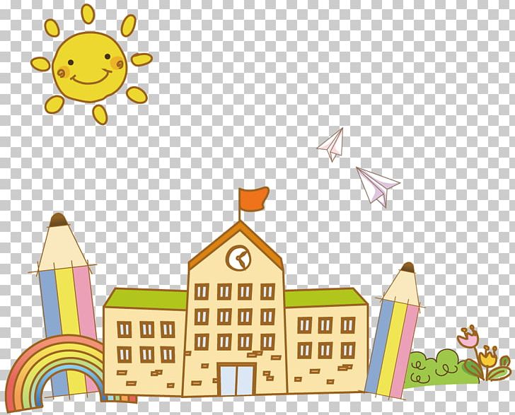 Cartoon School PNG, Clipart, Area, Art, Back To School, Balloon Cartoon, Buildings Free PNG Download