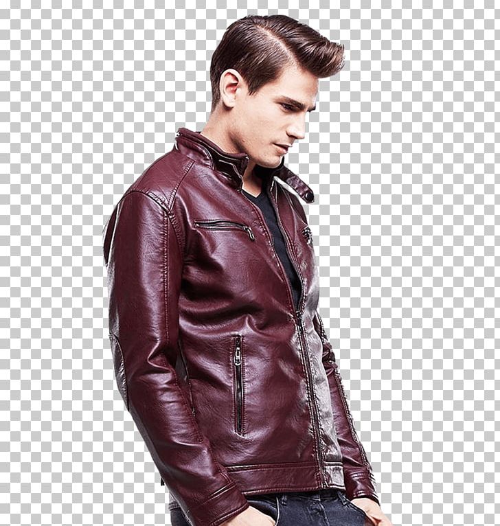 Leather Jacket Maroon Neck PNG, Clipart,  Free PNG Download