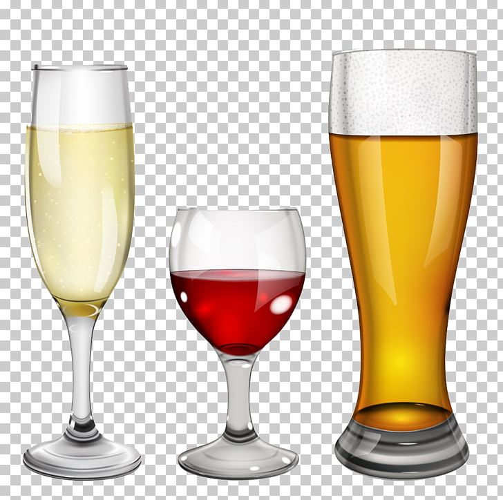 Beer Wine Champagne Alcoholic Drink PNG, Clipart, Beer Glass, Beer Glassware, Bottle, Cartoon, Champagne Stemware Free PNG Download