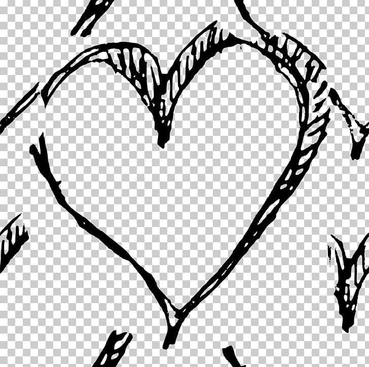 Drawing Pencil Heart Sketch PNG, Clipart, Area, Art, Beak, Black, Black And White Free PNG Download