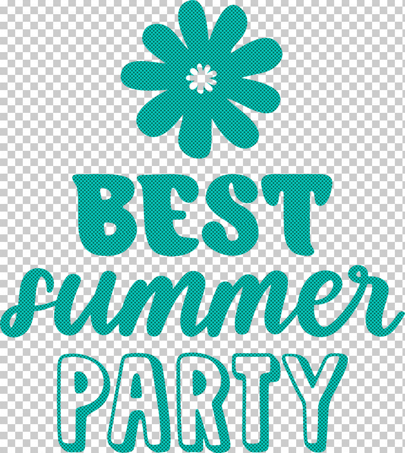 Best Summer Party Summer PNG, Clipart, Flower, Geometry, Green, Line, Logo Free PNG Download