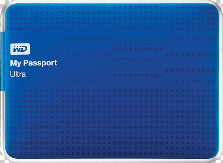 WD My Passport Ultra HDD Western Digital Terabyte Hard Drives PNG, Clipart, 4 Elements, Blue, Electric Blue, External Storage, Google Drive Free PNG Download