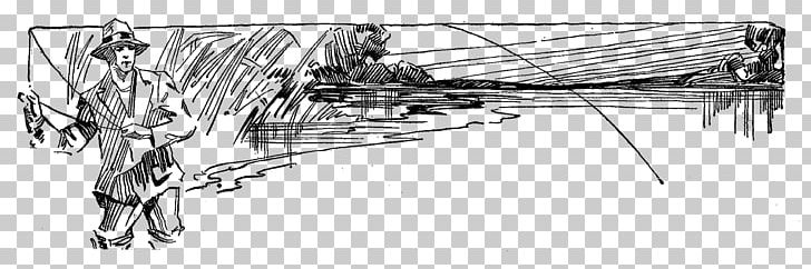 Fishing Sketch PNG, Clipart, Angle, Area, Artwork, Black, Black And White Free PNG Download