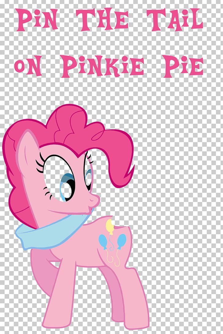 Pinkie Pie Pony Rainbow Dash Pin The Tail On The Donkey Piñata PNG, Clipart, Area, Cartoon, Ear, Emotion, Fictional Character Free PNG Download