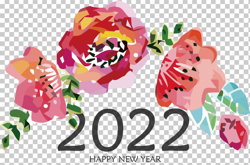 2022 Happy New Year 2022 New Year 2022 PNG, Clipart, Biology, Cut Flowers, Floral Design, Flower, Petal Free PNG Download