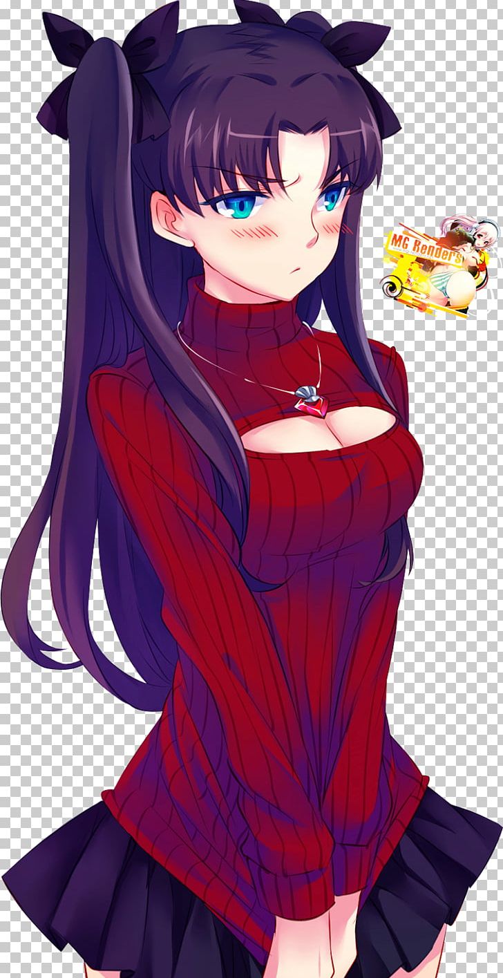 Fate/stay Night Lancer Rin Tōsaka Kirei Kotomine Sweater PNG, Clipart, Anime, Black Hair, Brown Hair, Clothing, Coat Free PNG Download