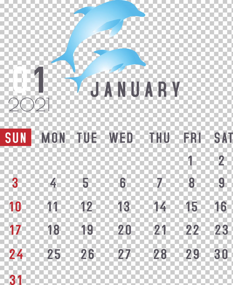 January 2021 Printable Calendar January Calendar PNG, Clipart, 2021 Calendar, Calendar System, Computer Font, Dolphin, January Free PNG Download