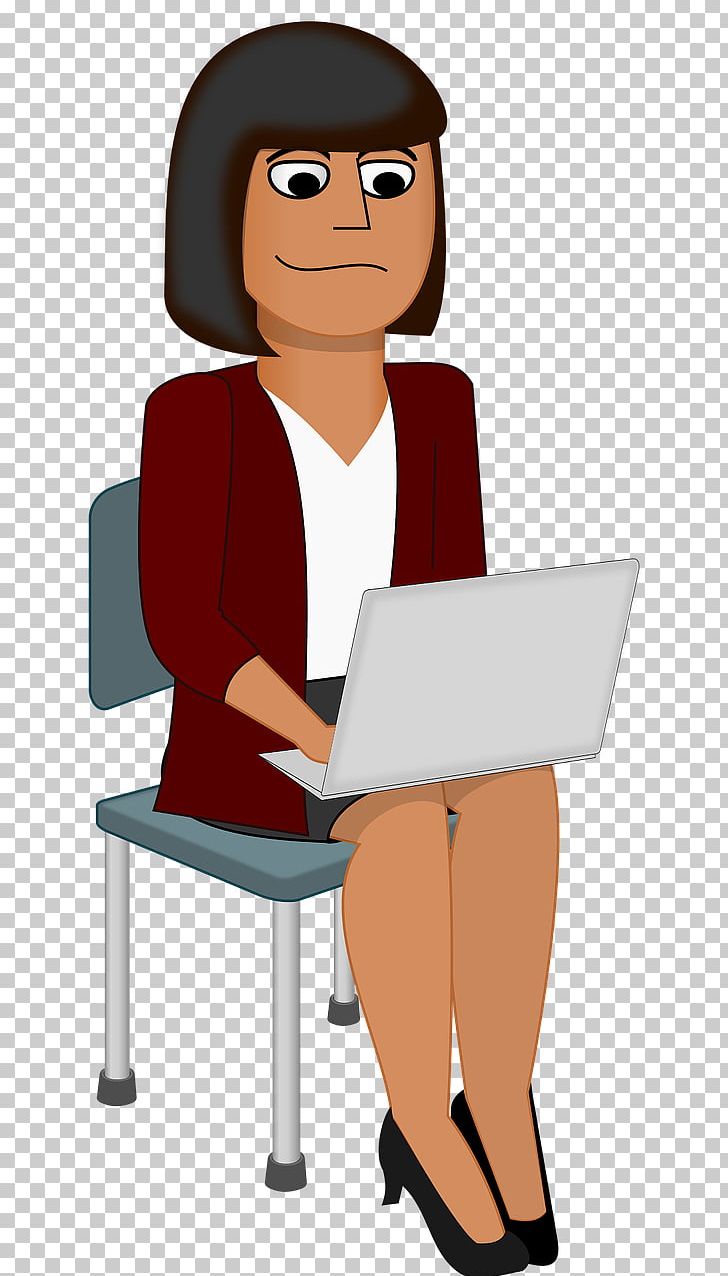 Laptop Woman PNG, Clipart, Business, Cartoon, Chair, Communication, Computer Free PNG Download