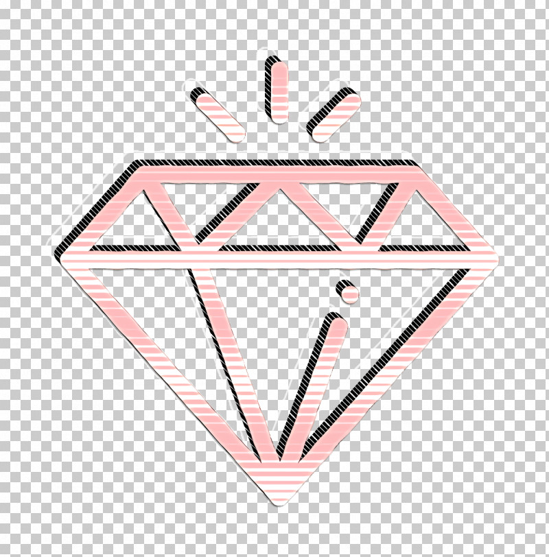 Startup & New Business Icon Diamond Icon PNG, Clipart, Diamond Icon, Line, Pink, Startup New Business Icon, Triangle Free PNG Download