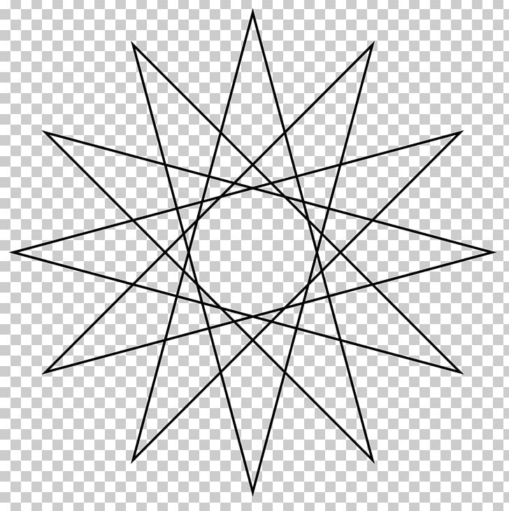 Star Polygon Regular Polygon Geometry PNG, Clipart, Angle, Area, Black And White, Concave Polygon, Diagram Free PNG Download