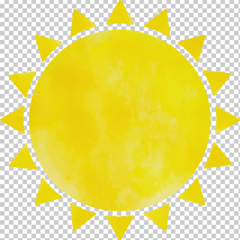 Yellow Circle PNG, Clipart, Cartoon, Circle, Paint, Summer, Sun Free PNG Download