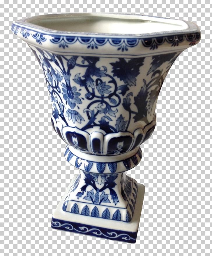Vase Blue And White Pottery Ceramic Cobalt Blue Urn PNG, Clipart, Artifact, Blue, Blue And White Porcelain, Blue And White Pottery, Ceramic Free PNG Download