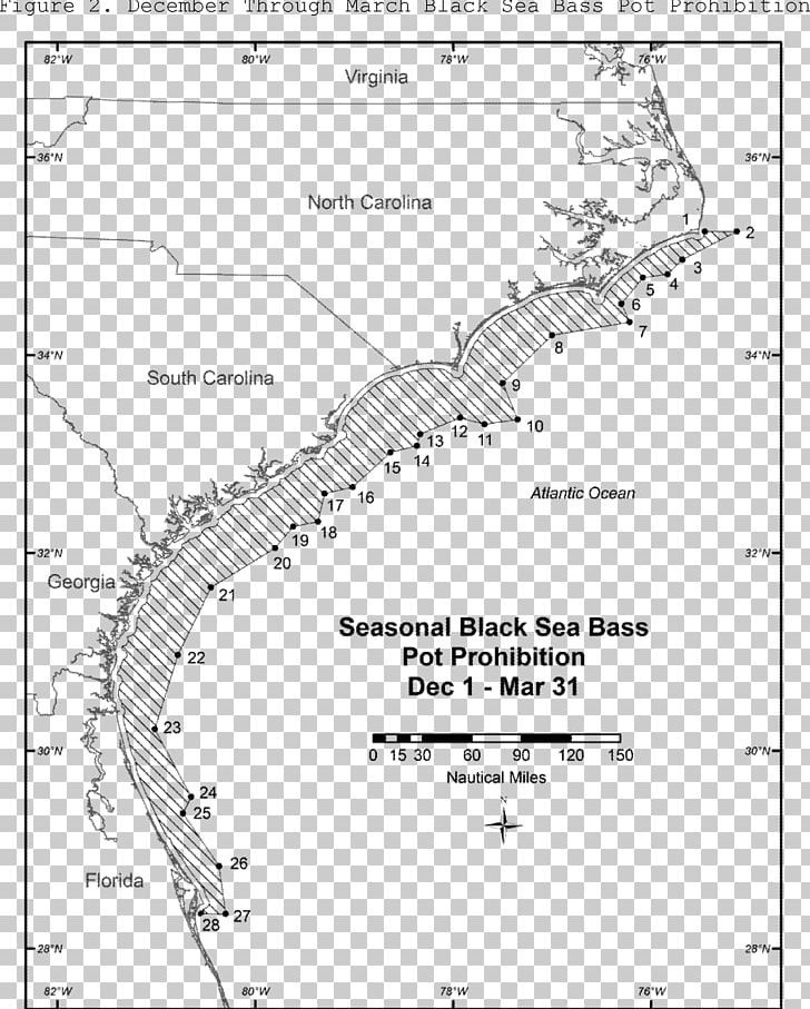 Fishing Black Sea Bass National Marine Fisheries Service PNG, Clipart, Angle, Area, Bass, Black And White, Black Sea Bass Free PNG Download