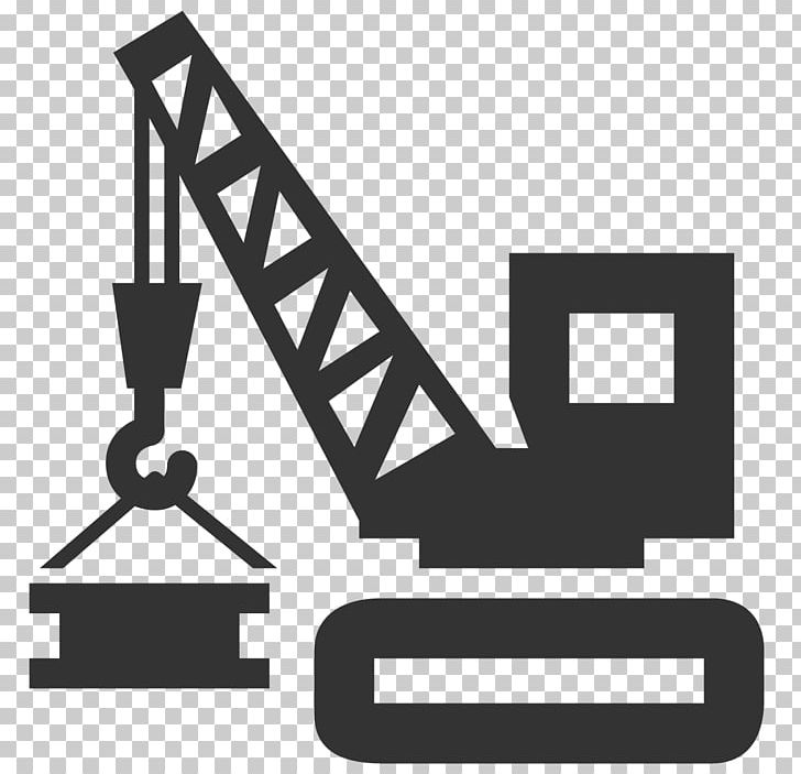 Architectural Engineering Crane Business Computer Icons Transport PNG, Clipart, Angle, Architectural Engineering, Area, Black And White, Brand Free PNG Download