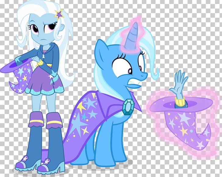 Trixie Pony Twilight Sparkle Applejack Rainbow Dash PNG, Clipart, Applejack, Art, Blue, Cartoon, Deviantart Free PNG Download