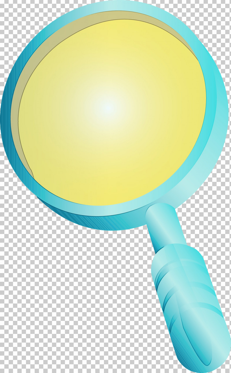 Yellow Turquoise Makeup Mirror PNG, Clipart, Magnifier, Magnifying Glass, Makeup Mirror, Paint, Turquoise Free PNG Download