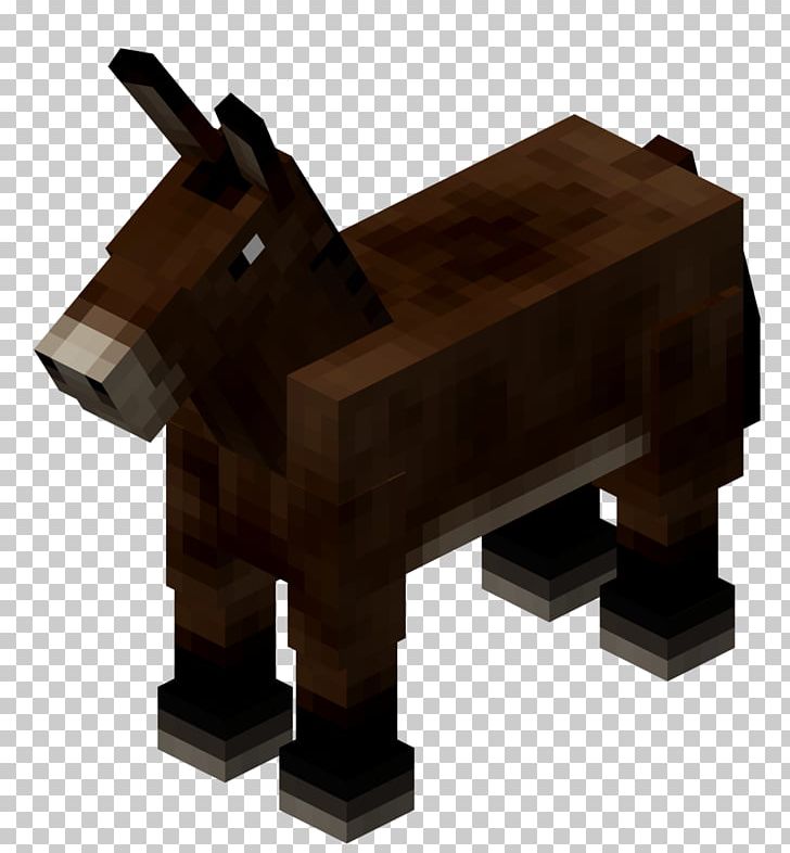 Minecraft: Pocket Edition Mule Horse Mob PNG, Clipart, Donkey, Furniture, Game, Gaming, Horse Free PNG Download
