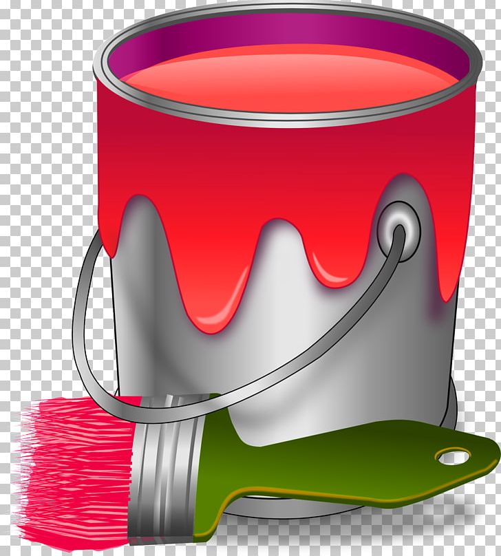 Painting Brush Bucket PNG, Clipart, Art, Brush, Bucket, Cup, Drawing Free PNG Download