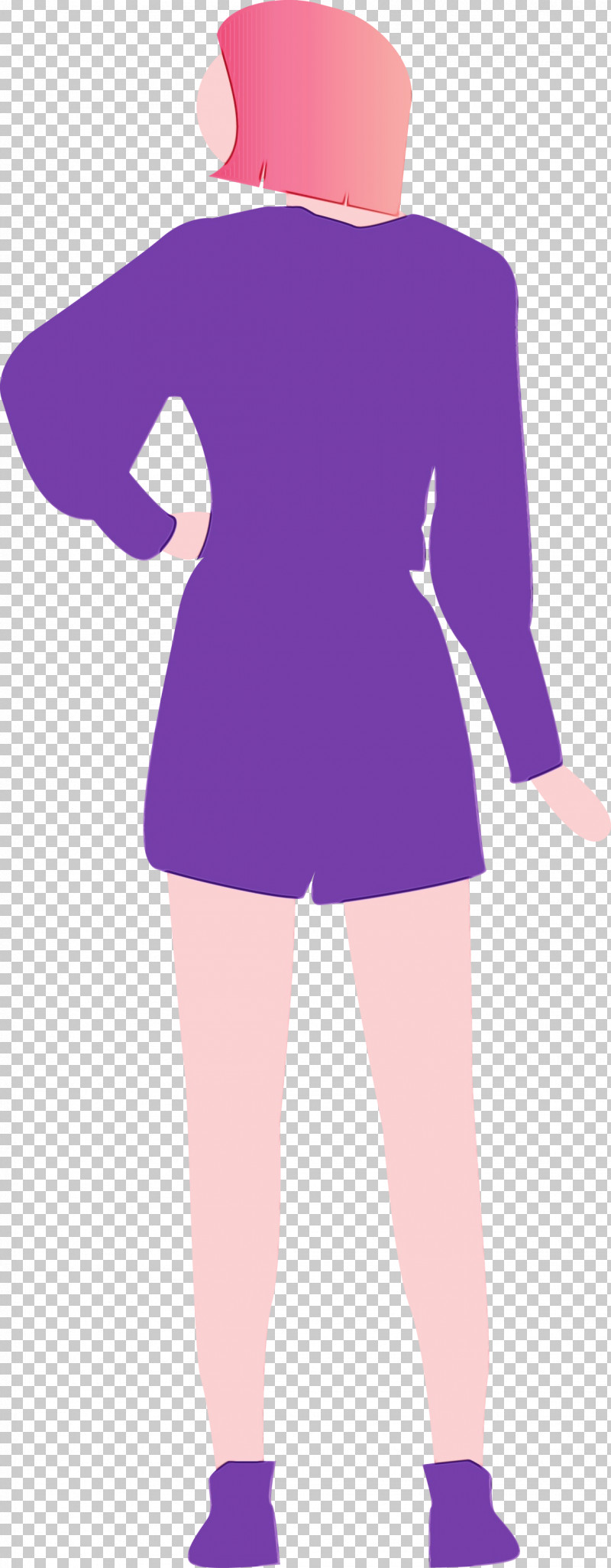 Purple Violet Clothing Pink Dress PNG, Clipart, Clothing, Costume, Dress, Fashion Woman, Human Leg Free PNG Download