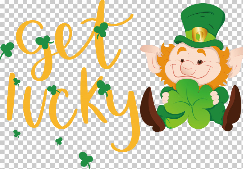 Get Lucky Saint Patrick Patricks Day PNG, Clipart, Cartoon, Cdr, Get Lucky, Irish People, Leprechaun Free PNG Download
