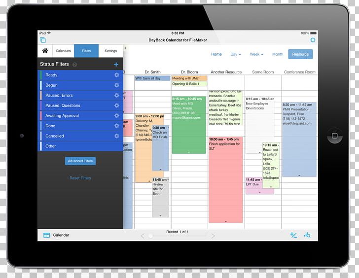 Computer Program IPad FileMaker Pro FileMaker Inc. PNG, Clipart, Brand, Calendar, Computer, Computer Font, Computer Monitor Free PNG Download