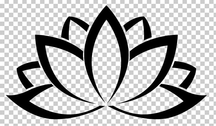 Nelumbo Nucifera Buddhist Symbolism Buddhism Sign PNG, Clipart, Area, Artwork, Black And White, Buddhi, Circle Free PNG Download