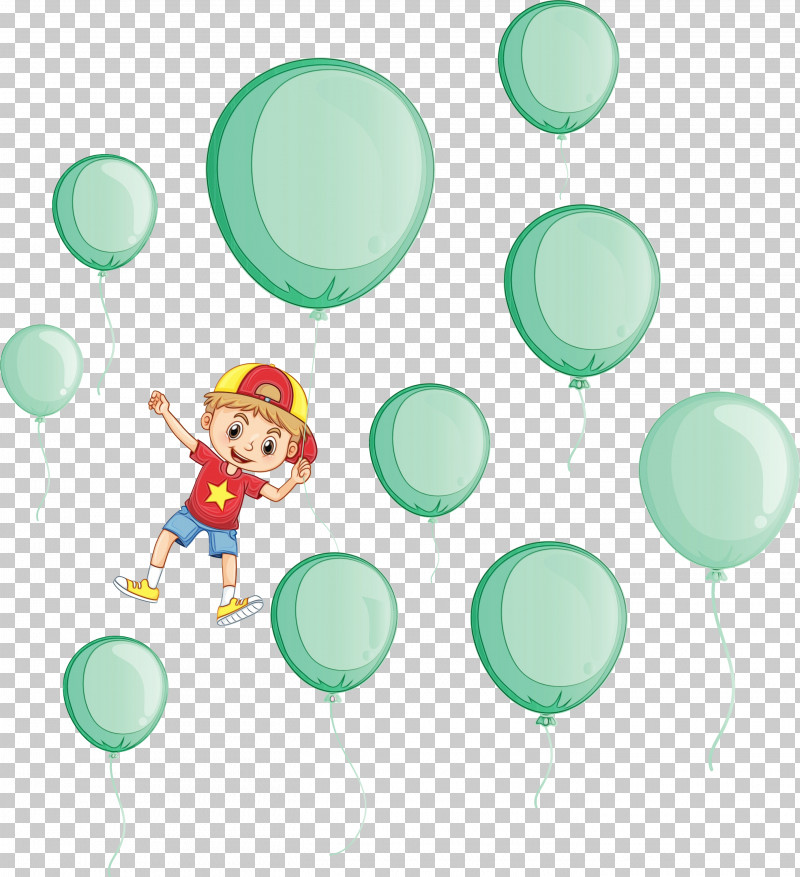 Balloon Turquoise PNG, Clipart, Balloon, Paint, Turquoise, Watercolor, Wet Ink Free PNG Download