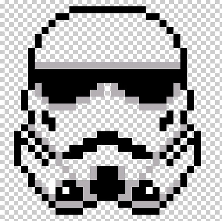 Stormtrooper Pixel Art Graphics PNG, Clipart, Art, Bead, Black, Black And White, Crossstitch Free PNG Download
