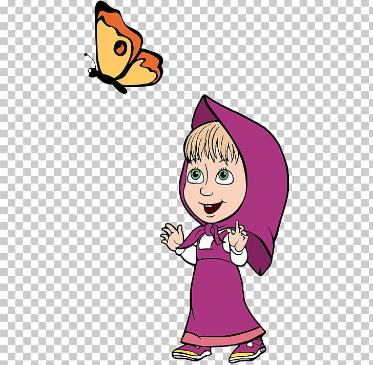 Masha And The Bear Cartoon PNG, Clipart, Area, Arm, Art, Artwork, Boy Free PNG Download