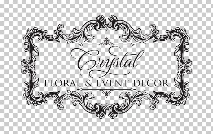 Logo Wedding Mandap Crystal Floral & Events Decor Chuppah PNG, Clipart, Amp, Black And White, Body Jewelry, Brand, Canopy Free PNG Download