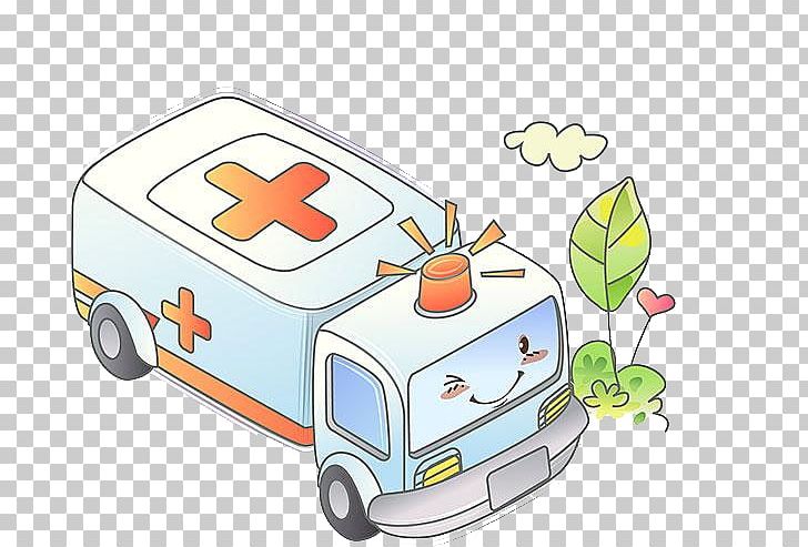 Ambulance Cartoon Illustration PNG, Clipart, Car, Copyright, First Aid, Hand Drawn, Hospital Free PNG Download