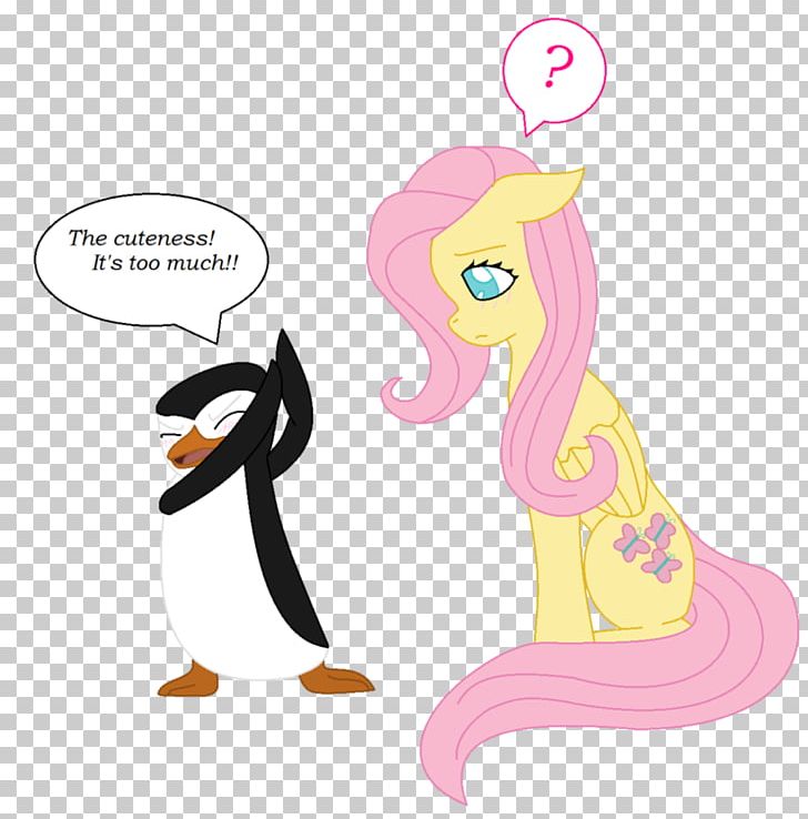 Fluttershy Pony The Penguins Of Madagascar: Dr. Blowhole Returns – Again! Illustration PNG, Clipart,  Free PNG Download