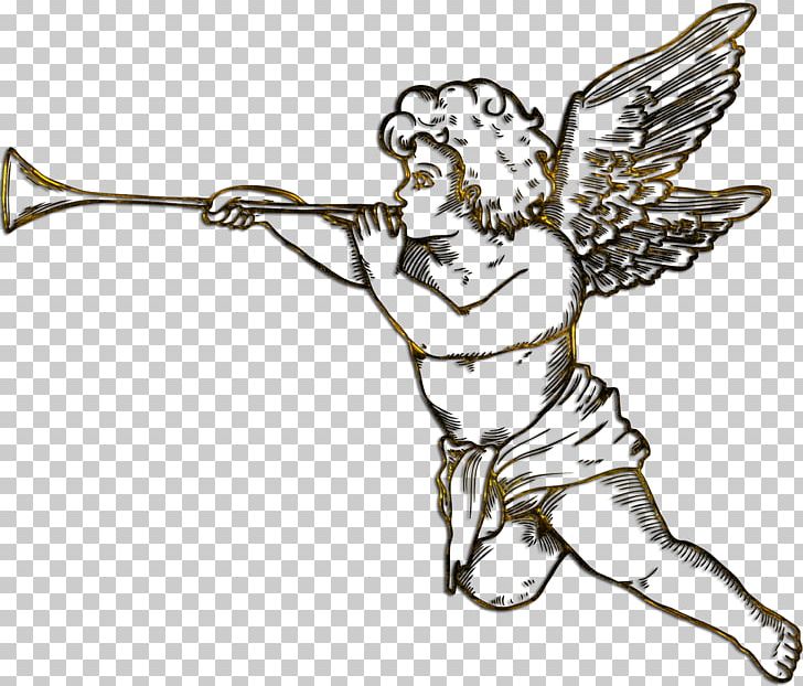 Cupid Encapsulated PostScript Drawing PNG, Clipart, Angel, Art, Artwork, Bird, Black And White Free PNG Download